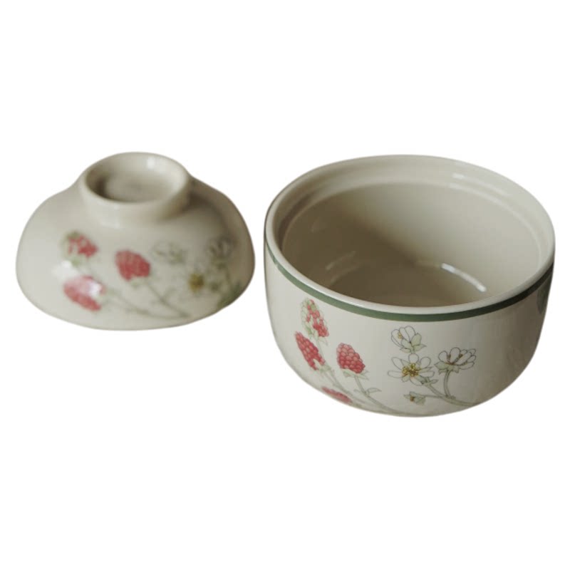 龙潭汤罐家用陶瓷甜品碗炖盅带把蒸蛋盅小蒸盅创意小汤盅