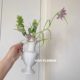 MY Home - Jingdezhen Studio high-looking Gracieux Western antique style embossed decorative water bottle vase