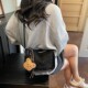 Retro Suede Small Square Bag Women's New Commuting Versatile Shoulder Crossbody Handbag Simple Boston Women's Bag
