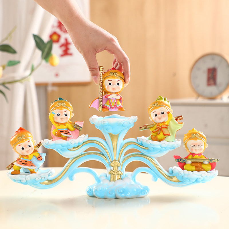 孙悟空摆件齐天大圣手办斗战胜佛桌面家居客厅酒柜玄关装饰品乔迁,淘宝优惠券,粉丝福利购,淘宝优惠卷