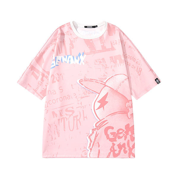 genanx闪电潮牌短袖情侣装夏装t恤 genanxT恤