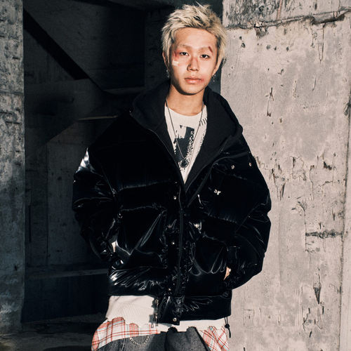 GENANX闪电潮牌冬季潮流新款加厚鸭绒羽绒服立领外套保暖面包服男 - 图1