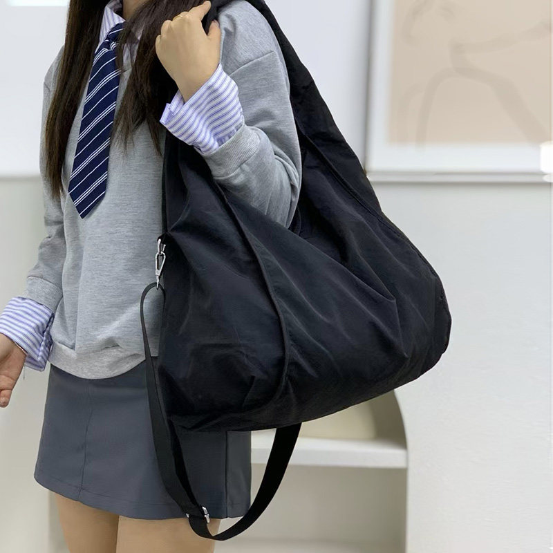 日系文艺简约大容量轻便托特包防泼水速干涤纶布单肩手提妈咪包女,淘宝优惠券,粉丝福利购,淘宝优惠卷