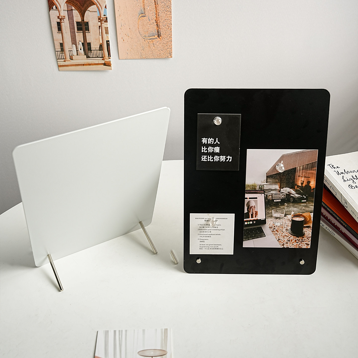 桌面磁吸收纳板铁艺留言冰箱贴展示板备忘录记事板办公桌小黑板,淘宝优惠券,粉丝福利购,淘宝优惠卷