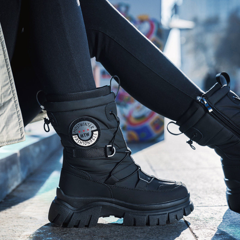 新款最冬天女雪地靴冬季东北加厚保暖棉靴防滑防水女款防寒女靴子,淘宝优惠券,粉丝福利购,淘宝优惠卷