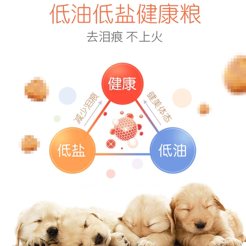 艾尔狗粮蛋黄奶糕1.5kg 幼犬狗粮离乳期泰迪贵宾金毛小型犬奶糕粮 - 图2