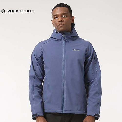 RockCloud岩云秋冬新款户外防风保暖防泼水加厚男夹克衣M1软壳衣 - 图3