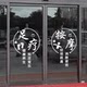 Foot massage, health massage, physiotherapy, moxibustion, head therapy, ear picking shop window glass door sticker, advertising door sticker