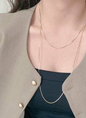 洗澡可以戴，不掉色高级感的项链