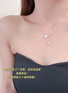 品质纯银！洗澡戴不掉色葫芦项链