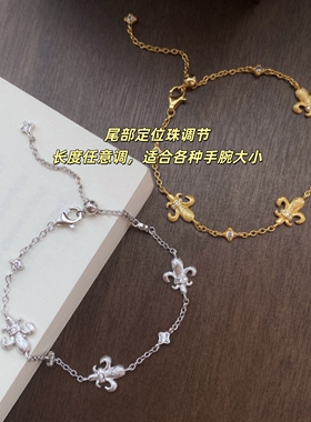 实体店品质！鸢尾花手链百搭气质