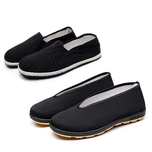 Детская старая пекинская черная ткань обувь женщина мальчик красная армия восьмая дорога хор