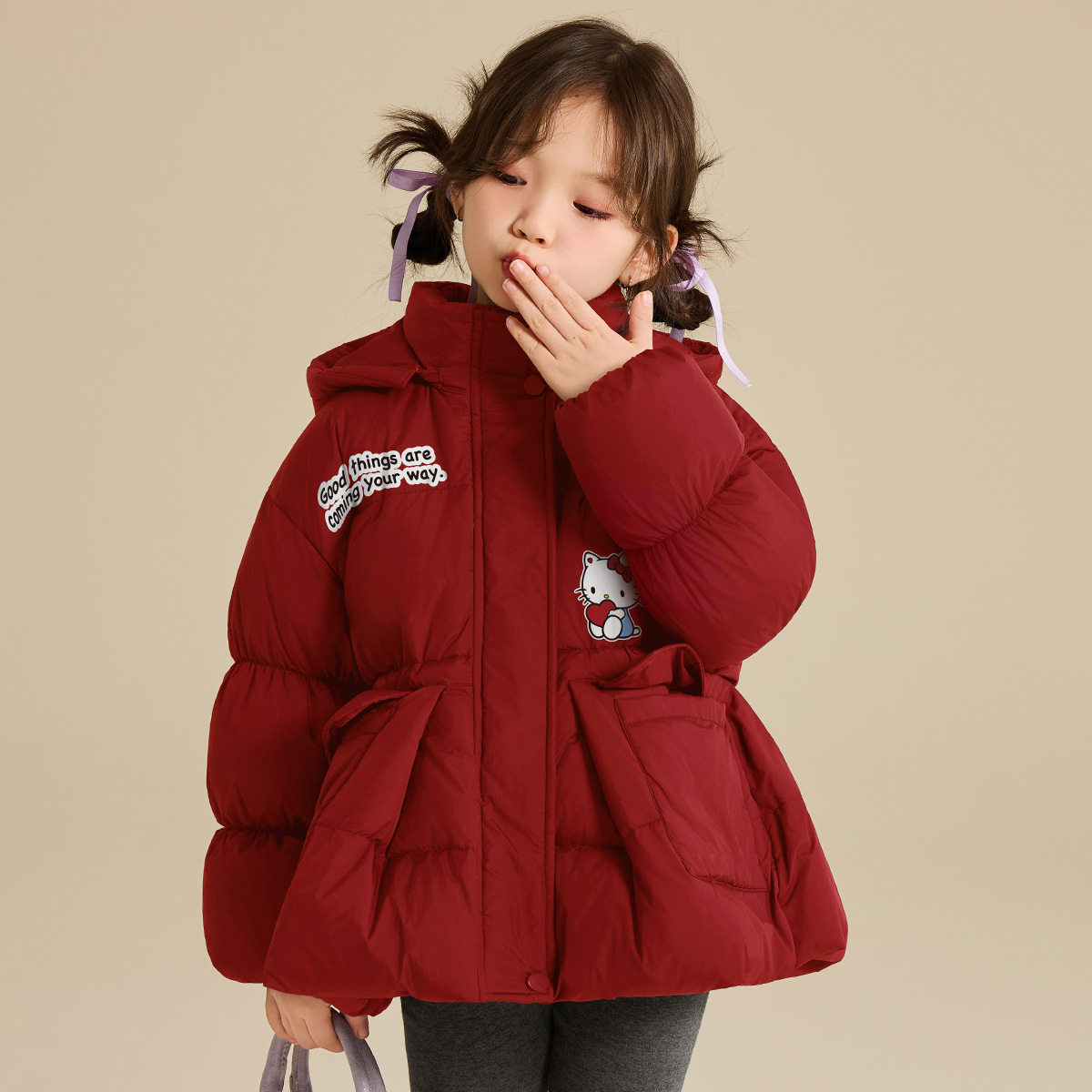 女童冬季羽绒服2025新款中大童装甜美云朵泡芙新春拜年服外衣,淘宝优惠券,粉丝福利购,淘宝优惠卷