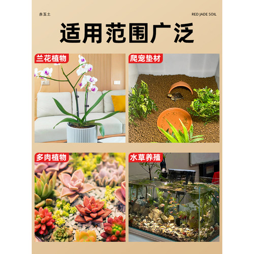 三本线赤玉土日本进口盆景专用硬质颗粒爬宠多肉铺面石扦插营养土 - 图3