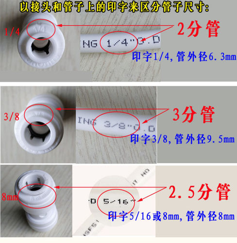 净水器2分水管金伟连净水机2分pe管蓝色水管水龙头接水管进水管 - 图1