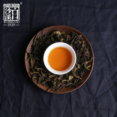2012年白沙溪手工金花天茯茶1kg天尖伏砖茶湖南茶叶正宗安化黑茶 - 图1