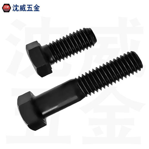 美制外六角UNC5级发黑螺丝英制美制六角头螺栓1/4 5/16 3/8-1-1/2 - 图2