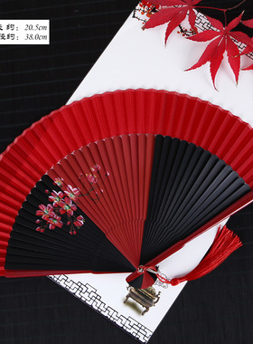 红昭愿鞠婧祎折扇古典折扇中国风