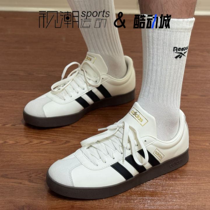 Adidas阿迪达斯Vl Court Classic白黑男女舒适休闲德训板鞋JQ1501,淘宝优惠券,粉丝福利购,淘宝优惠卷
