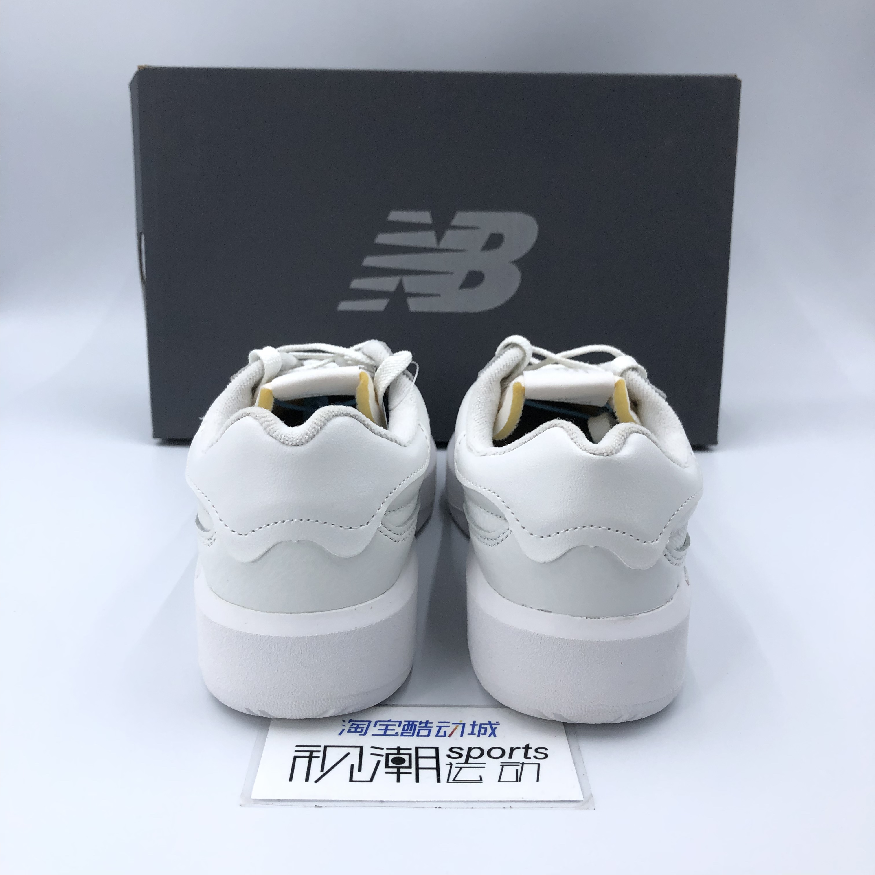 New Balance NB302系列珍珠白男女增高厚底低帮复古休闲鞋CT302LA - 图1