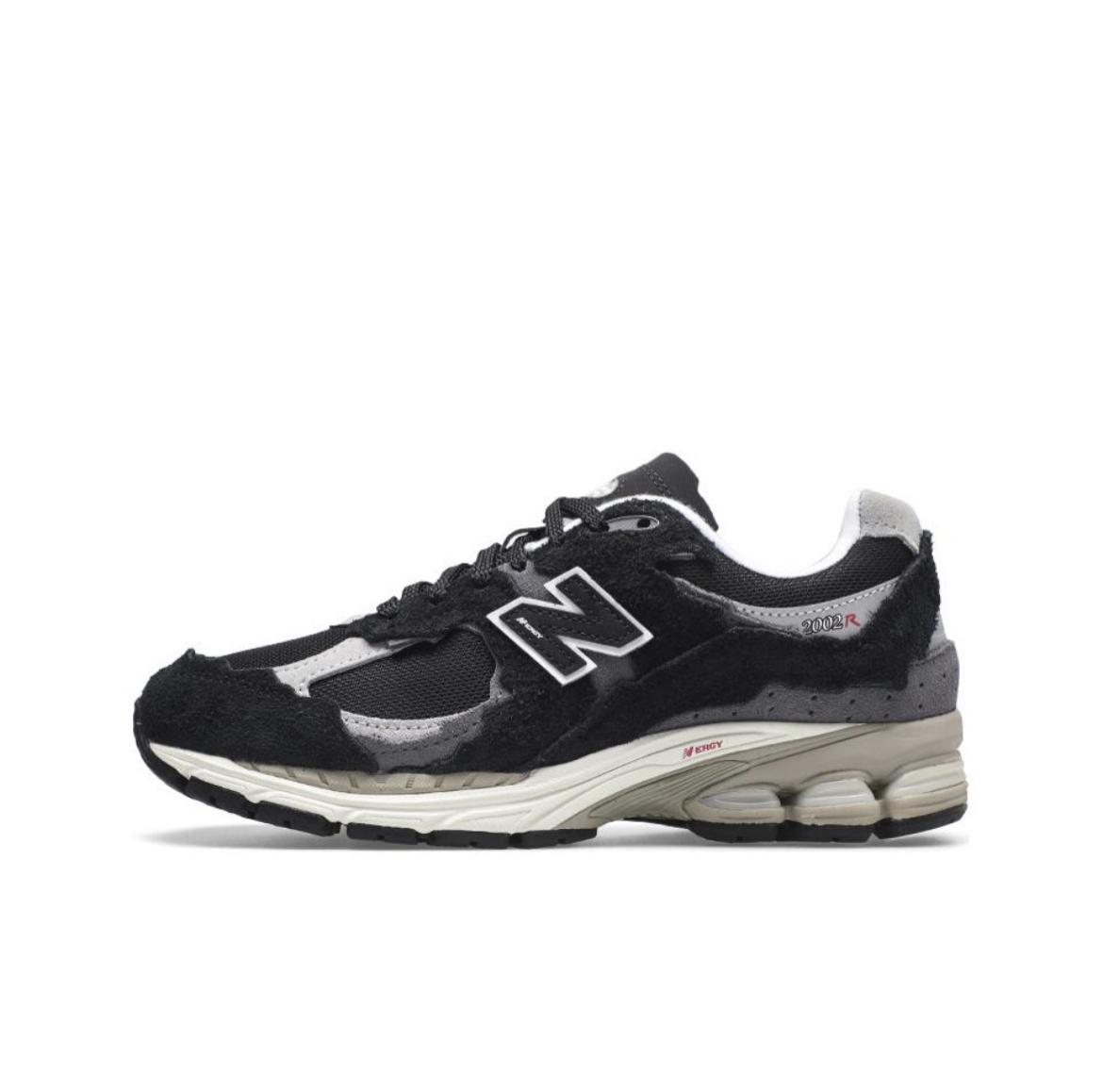 New Balance NB2002R黑灰不规则裁剪解构复古休闲跑鞋 M2002RDJ-图3