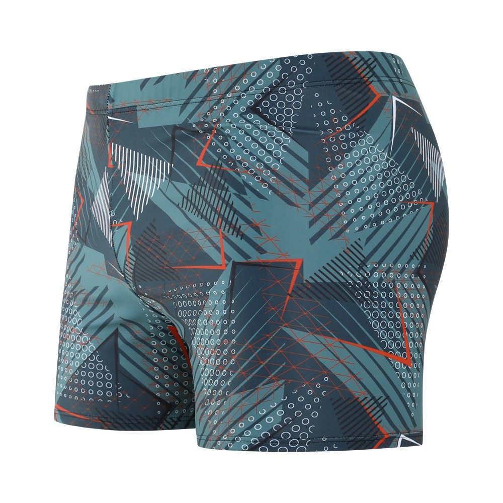 Yuteng men's swimming trunks three-point flat corner