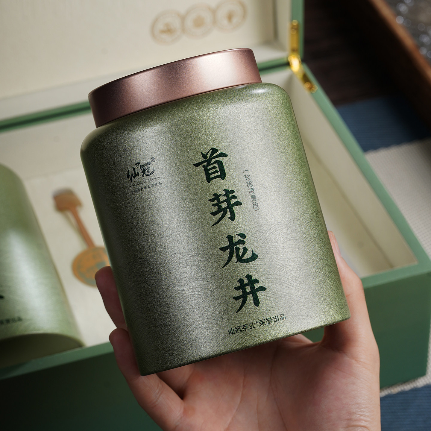 送领导2026新绿茶叶杭州明前特级头采嫩芽龙井茶高端礼盒装自己喝