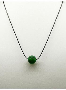 包邮日韩全新天然黑红玛瑙吊坠珠玉路路通玉坠男女款水晶项链