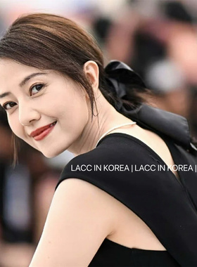 高圆圆同款大版绸面方巾发圈2026新款高级感气质低马尾扎发头绳女