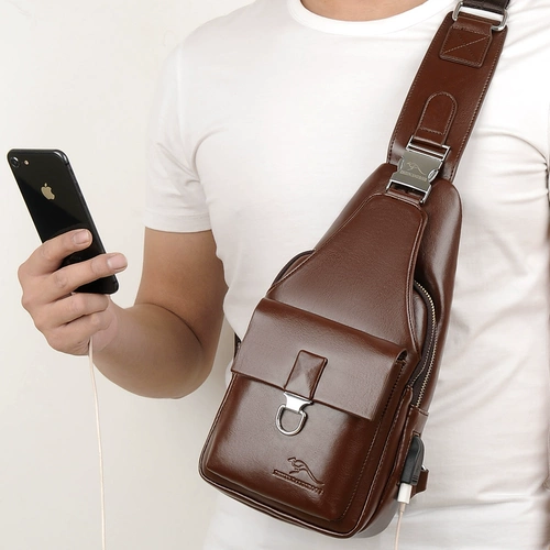 Мужская нагрудная сумка, сумка на одно плечо, рюкзак
