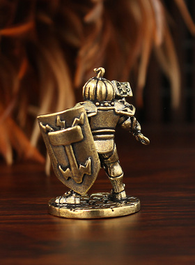 黄铜板盾牌卫士桌面战棋手办