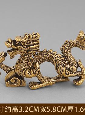 黄铜复古茶宠庭院办公桌摆件