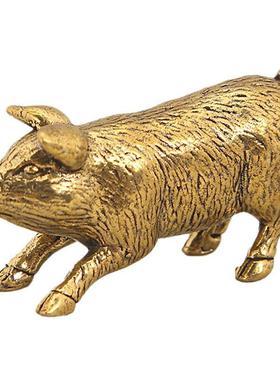 黄铜十二生肖摆件全套纯铜