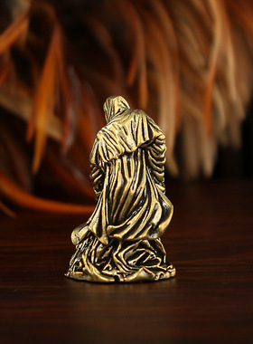 死神来了黄铜武士装饰摆件