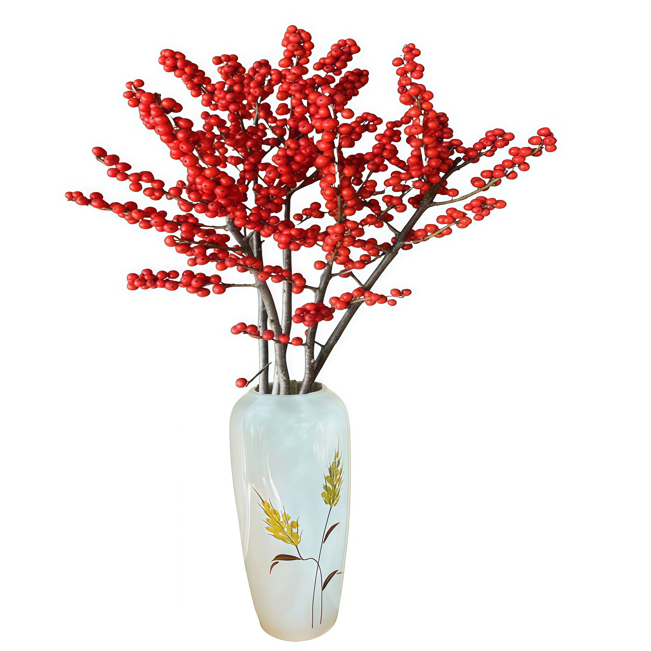 北美冬青鲜花年宵花发财红豆真花水养鲜切枝室内客厅摆放花鲜切花,淘宝优惠券,粉丝福利购,淘宝优惠卷