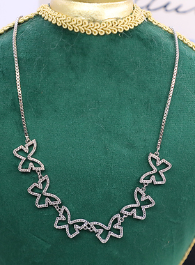 重工微镶欧美范项链清仓价35