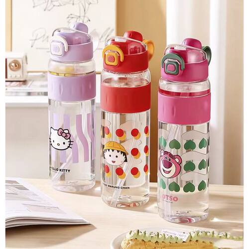 杯具熊大容量双饮运动水杯1100ml SY001【CH】 - 图3