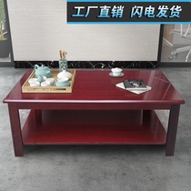Long tea table minimalist modern creative office tea table tea table solid wood living room home dining table dual-use large table tea table