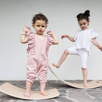 Child Smart Board Bent Balance Board Nursery School Kindergarten Sensory Training Equipment Male Girl Stilts Early Teach Toys