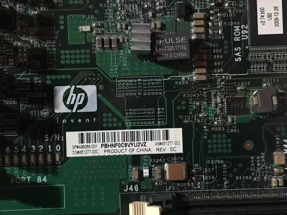 451277-002HP DL380G6 服务器主板496069-001451277-001 - 图2