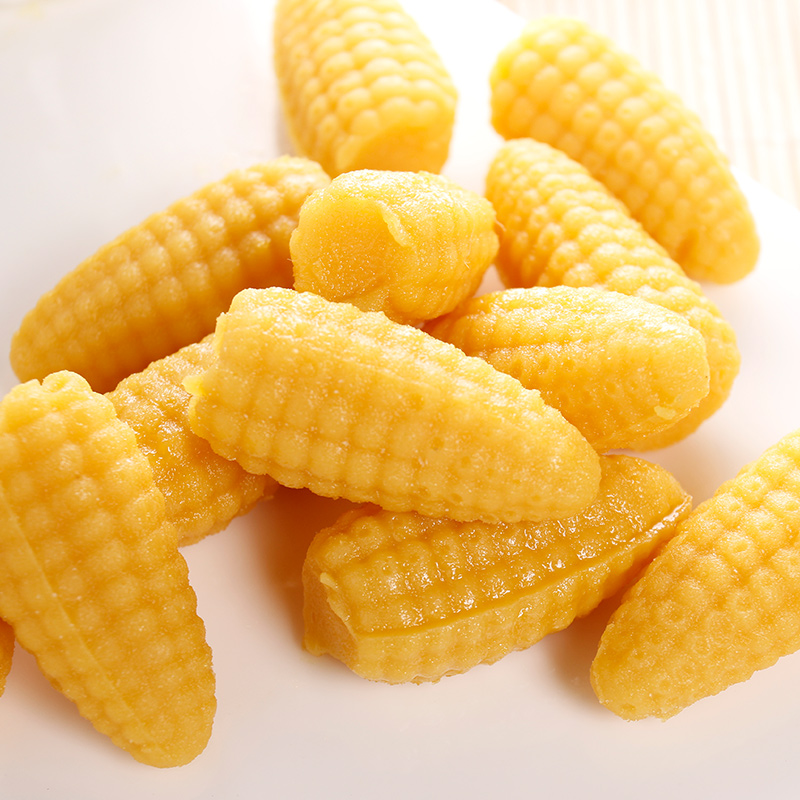 雅客粟米烧玉米口味软糖芒果味软糖零食水果味年糖休闲零食500g*2