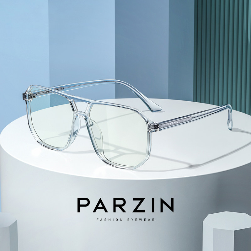 帕森防蓝光男女双梁显瘦眼镜框 帕森防蓝光镜
