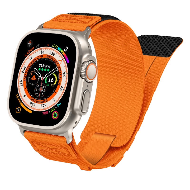 适用iwatch ultra2表带魔术贴编绳运动iwatch9苹果手表S8S7S6表带-图0