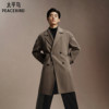 PEACEBIRD Men's Casual Woolen Coat Fit Classic Fashion Tencel Fiber Men's Coat