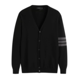 Taiping Bird's Men's Spring полосатый v -neck Sweater B1EAC3127