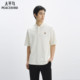 【晚心联名】太平鸟男装 40支polo衫2025年夏新款宽松翻领短袖t潮