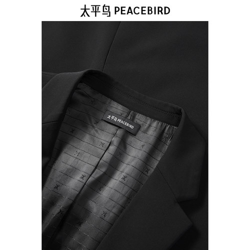 【商场同款】太平鸟男装西服春季新款修身通勤西装外套 B1BAF1E07 - 图1