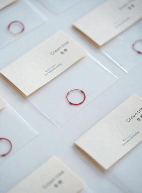 手工编织极细戒指伸缩手工编织指环不褪色红绳本命年简约红绳戒指