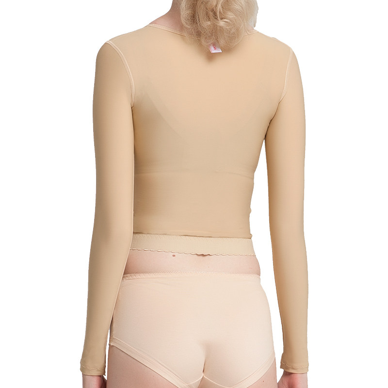 手臂肩背吸脂隆胸丰胸填充假体内衣 janmy塑身上衣