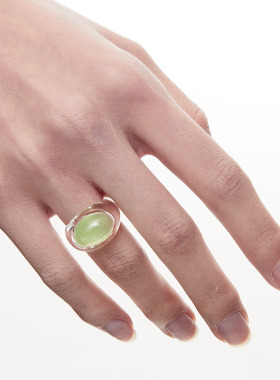 josyandlove葡萄石水晶透明戒指